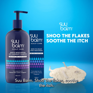 Suu Balm Rapid Itch Relief Scalp Spray Moisturiser (100ml)