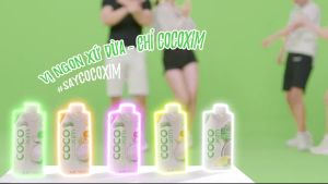 Combo 02 Hộp nước dừa từ dừa tươi 100% nguyên chất CB02.ND01AZ - Thương hiệu COCOXIM 330ml - AZAGO