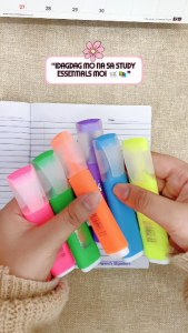 FCI Highlighter Pen (6 variants) 1pcs set Easy to carry in pencil cases bags and desk organizers Durable chisel tip for office documents reports presentations and planners