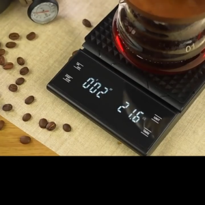 **【5kg-01g】Timbangan Kopi Digital dengan Timer 5kg/01g Timbangan Dapur Layar LCD Timbangan Elektronik Digital dengan Timer Premium Portable Coffee Scale Baterai USB Charge cxw**