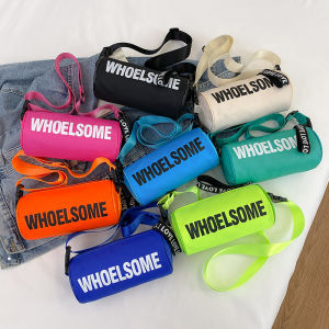 Childrens Satchel Western Style Little Girl Korean Versatile One-Shoulder round Bag Male Trendy Child Catwalk Hip Hop Accessories Satchel