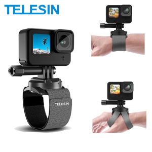Telesin | Giá Đỡ Đeo Tay Xoay 360 Độ TELESIN Cho GoPro Hero 13/12/11/10/9 Insta360 Osmo Action Khung Xương Bảo Vệ