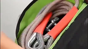 🚚10 ตัน 5 เมตร 🚚สายลากรถ เชือกกู้ภัยฉุกเฉินในรถยนต์ ความน่าเชื่อถือมาก หูลากรถยนต์ สายสริงลากรถ หูลากรถเก๋ง ใช้ได้กับสถานการณ์ฉุกเฉิน เช่น รถลื่นไถล เสียหลัก ไม่สามารถขับได้ตามปกติ เป็นต้น