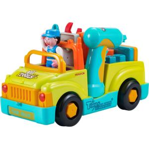 Huile Toys | DIY Electric Drill Screwdriver Toy Construction Truck