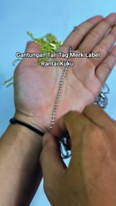 1 Pack 1000 Pcs Gantungan Tali Tag Merk Label/ Gantungan Rantai Kuku Biji Lada Merica