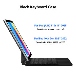 AJIUYU | Bao Da Bàn Phím Magic Keyboard Cho iPad Thế Hệ Thứ 10 Năm 2022 Với Giá Đỡ Nổi Và Đèn Nền Cảm Ứng Toàn Diện Tương Thích Với Các Mẫu A16 2025 11 Inch
