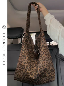 Classic Leopard Print Handbag Womens 2025 New High-End Small Design Outdoor Miscellaneous Small Carry-On Bag Casual Simple Style