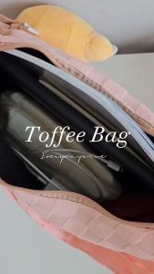กระเป๋าผ้าสะพายไหล่ / crossbody รุ่น Toffee Bag พร้อมส่ง (Concealed Handbag Toffee Crossbody Bag Included)