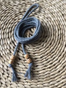 Dezhixuan Small River Elegance High Quality Flute Bag Kaki Wood Sealable Cord Grey Black Tibetan Blue Brown Khaki Bead Rope