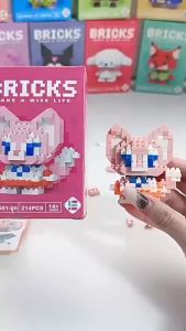 TAIYO Mainan Mini Bricks 3D Karakter Kartun Building Nano Block Blok Puzzle Lucu Edukasi Mekansm