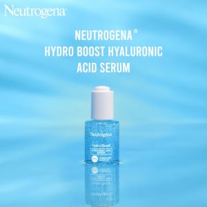 Neutrogena Hydro Boost Hyaluronic Acid Serum 30ml - Moisturizing Serum with HA and Vitamin B5 Suitable for All Skin Types No Added Fragrance