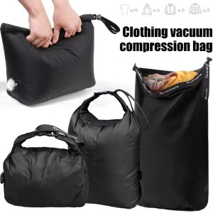 Space Saver Vacuum Seal Bags for Travel Portable Large Capacity Waterproof Dustproof Luggage Clothes Packing Storage Organizer