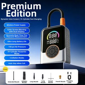 Electric Bike Exclusive Portable Air Pump With Pressure Gauge