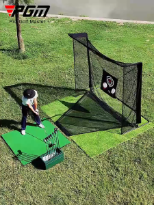 ชุดตาข่ายซ้อมกอล์ฟ (ไม่รวมพรม) PGM ขนาด 2.5x2.5 M (LXW031) golf hitting net chipping practice golf net ติดตั้งง่าย ติดตั้งคนเดียวได้