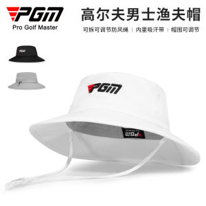 PGM MZ059 Golf Bucket Hat Golf Hat Mens Fisherman Hat Adjustable Buckle Windproof Rope Adjustable Hat Waist Sweat Absorbing Band