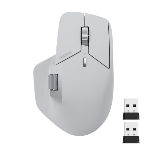 Rapoo | Rapoo MT760L/MT760M Multi-mode Rechargeable Wireless Mouse Ergonomic 4000 DPI Support Up to 4 Devices Bluetooth Mouse