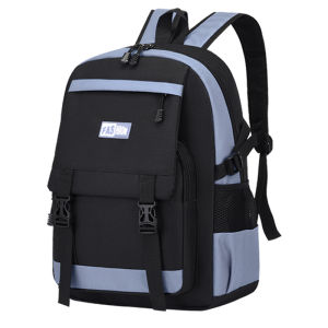 Large Capacity Waterproof Backpack for Primary And Middle School Boys Nylon Material Double Shoulder Straps School Bag