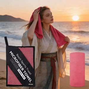 5 Sizes Beach Towel Quick-Dry Lightweight Portable Beach Swim Yoga Gym Travel Essentials Super Absorbent Soft Skin-Frien