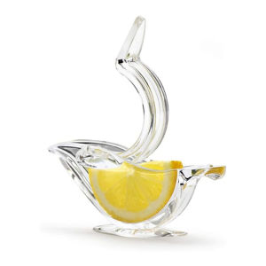 1PCS Kitchen Home Slip Tool Press Squeeze Fruit Mini Manual Juicer Bird Shape Transparent Portable Orange Lemon Manual Juicer