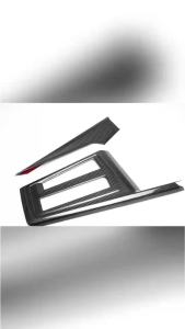 For VW Golf MK8 GTI R-Line 2020-2023 Glossy Carbon Fiber Center Console Gear Shift Panel Trim Cover LHD RHD.