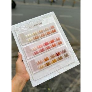 Set sơn gel Thạch Nude Hồng 30 màu JIAO YAN SHE chai sơn 15ml ( tặng kèm bảng màu)