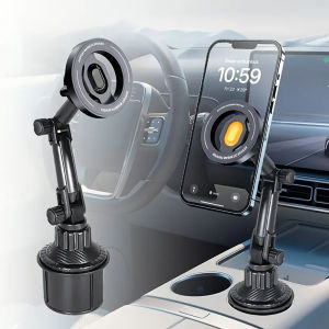 Magnetic Phone Holder Installation of Water Cup in Car for Magsafe IPhone 16 15 14 13 12 Samusng Xiaomi 360° Rotation Cell Mount