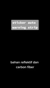 Sticker Carbon 3D Untuk Mobil Motor Isi 6pcs Stiker Reflektor Pemantul Cahaya Anti Pudar OL