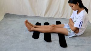 1 set Anak BARU postur Tersedia Semua Hari O / X jenis kaki membungkuk Kaki Lutut Valgum Meluruskan Sabuk Koreksi Band Postur Korektor