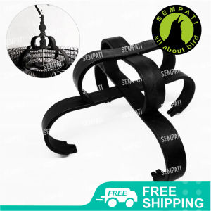 SEMPATI Mahkota Sangkar Murai Hitam Pvc Aksesories Kandang Burung Import MKHTM - Aksesories Tambahan Berkualitas (IMPORT)