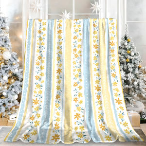 Beast Kingdom | Chăn Flannel Kẻ Caro Cầu Vồng Mềm Mại Ấm Áp Chất Liệu Lông Xù Dùng Cho Ghế Sofa Giường Ghế Dài Trang Trí Nhà Cửa Quà Tặng Chống Xù Lông Dễ Mang Theo
