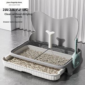 Jiaxun | Drawer Type Anti-Stepping Waste Pet Toilet
