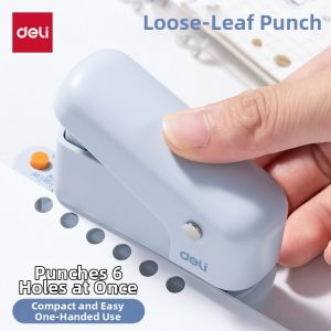 deli | Multi-hole Puncher 6 Holes