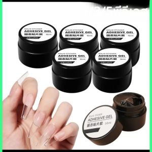 1/3/5PCS Easy Stick Solidเล็บPatchเจลไม่มีไหลการสร้างแบบจําลองStickเคล็ดลับล้างเล็บGummyกาวBond UVเล็บกาว