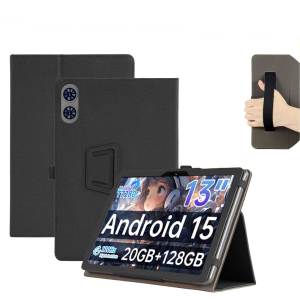 Case For Teclast Tab T65 13.4inch Tablet Cover PU Leather Material Shockproof Kick-Stand Function