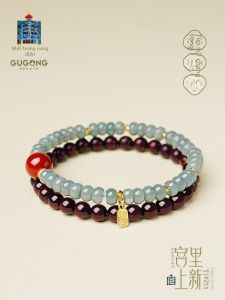 Original Design Natural Sandalwood Bracelet Womens Style Fern Emerald Color Birthday Gift Titled  Outgoing Fashion Jewelry