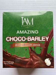 AMAZING CHOCO BARLEY DRINK MIX WITH STEVIA(10 sachets per box)