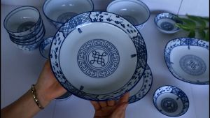 Bát tô "PHÚC LỘC THỌ" [ LẺ TÔ - ĐĨA-BÁT] Bát đĩa sứ-Bộ bát tràng cao cấp Hàng CANH SALE