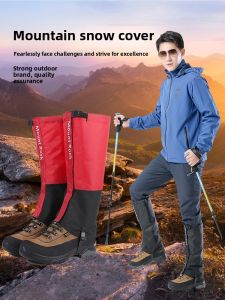 Outdoor Waterproof Snow Shoes Covers Hiking Mountain Climbing Sand Proof Leg Protectors Skiing Thermal Footwear Accessories