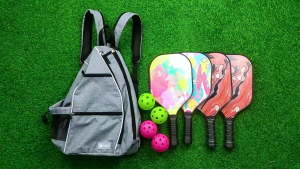 Pickleball Paddle Bag Adjustable Racquet Pickle Ball Racket Backpack Sports Tennis Tournament Game