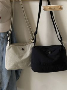 Casual Nylon Lightweight Portable Small Bag for Women 2024 New Multi-layer Simple Match Single Shoulder Bag Trendy Crossbody Bag