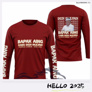 KAOS DISTRO KDM BAJU KAOS DISTRO BAPA AING KANG DEDI MULYADI BAHAN CATON COMBED 24S