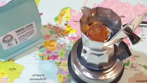 ม็อคเคสเพรสโซ่ เครื่องชงโมก้าพ็อครุ่นอัพเกรด หัวชงแบบ Basket