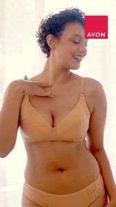 Avon Almira Non-Wire 360 Comfort Bra Set 2-Pc – Ultra Soft Wireless Full Coverage Bra for Women 360 Degree Comfort System for Breathable and Flexible Fit Adjustable Straps Non-Wired Support for All-Day Wear Classic Plus Size Bra Set