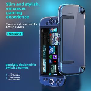 Dux Ducis | Transparent Thin Scratch-Resistant Nintendo Switch 2 Game Console Controller Case