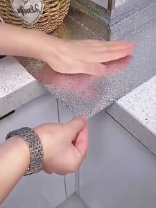 VIVOLILV【24H Delivery】5/1 Meter Kitchen Wall Stickers Waterproof Anti-fouling High Temperature Resistant Adhesive Oil-proof Stickers Cabinet Stove Aluminum Foil Paper Wall Stickers Local Delivery