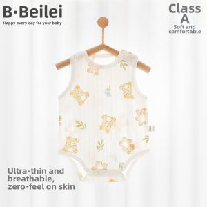 BEILEYI | Light Summer Cotton Sleeveless Baby Romper