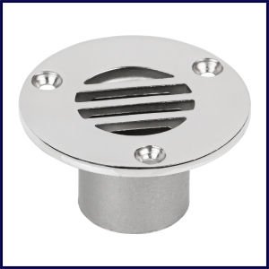 25mm Boat 316 Stainless Steel Thru Hull Floor Deck Drain Drainage Hole Scupper Boat Accessories Rust Resistant