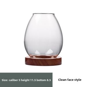 Japanese Style Glass Candle Holder Romantic Home Decor Zen Vintage Aromatherapy Windproof Lid Tabletop Decoration