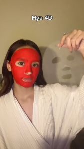 Samwon THE RED MASK (Vegan) พรีเมียมเรดมาส์กวีแกน สูตรยกกระชับ ไม่มีสารเคมี (3 แผ่น)