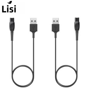 LISI 5V Dây Sạc USB Cho Philips Norelco OneBlade QP2724 QP2834 QP1424 QP1324 QP1924 QP4631 Máy Cạo Râu Điện Lai Phụ Kiện Màu Đen